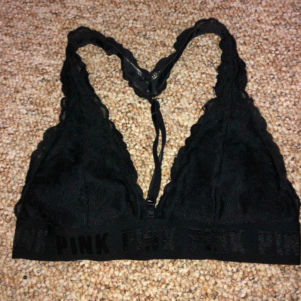 bralette from PINK.  Size: XS   Color: black